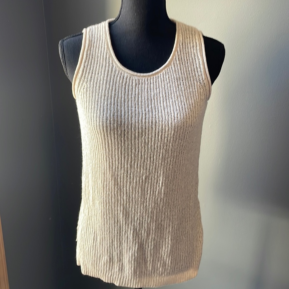 Cream Tank Top